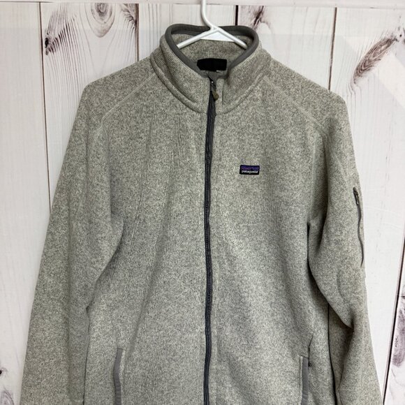 Patagonia Better Sweater® Full-Zip Men’s Large (Est.) Birch White GUC - Picture 2 of 9